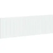vidaXL Tête de lit murale, blanche, en panneaux de particules