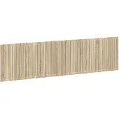 vidaXL Tête de lit murale en bois imitation chêne Sonoma