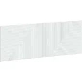vidaXL Tête de lit murale HAARLEM, blanche, en bois composite