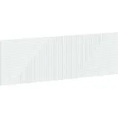 vidaXL Tête de lit murale HAARLEM, blanche, en bois composite