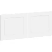 vidaXL Tête de lit murale UTRECHT, blanche, en bois composite