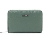 L.credi porte-monnaie Perla Zip Around Wallet Deep Green vert