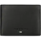 Bugatti porte-monnaie Romeo Wallet With Flap Black noir
