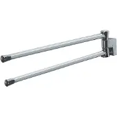 Spirella Porte-serviettes Sydney à 2 niveaux, orientable, chromé