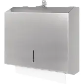 Jantex Distributeur d'essuie-tout en acier inoxydable avec serrure