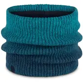 Buff Knitted & Fleece Neck Warmer Bleu