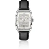 BOSS Principle Ark montre à cadran texturé blanc argenté