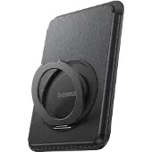 Baseus Portefeuille magnétique Magpro 3 avec support compatible avec Magsafe - Noir
