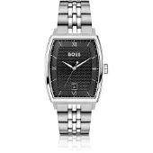 BOSS Principle Ark montre avec cadran noir texturé