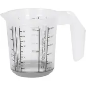 Keeeper 6x Verseuse graduée 'Massimo, Verre mesureur, Transparent, Gris