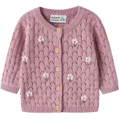 Name it Cardigan 'NBFLUNNA' olive / mauve / blanc