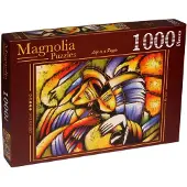 Magnolia Casse-tête Visage abstrait - 1000 Teile Puzzle