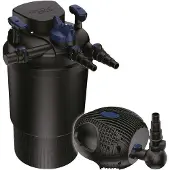 Fluval Pond Clearflo 8000 Kit Complete Pond Set Argenté