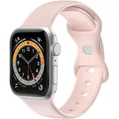Celly Bracelet de montre en silicone 42/44/45mm (Silicone), Sangles de montre, Pink
