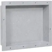 vidaXL Niche de douche gris mat 41x51x10 cm