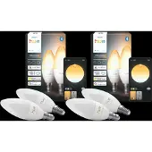 Philips Hue Ampoule Bougie White Ambiance E14 Lot de 4