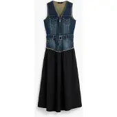 Desigual Robe-chemise bleu marine / bleu denim