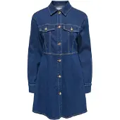 ONLY Robe-chemise 'ONLLAURA' bleu