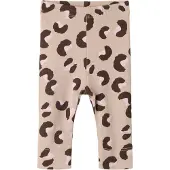Name it Leggings 'NBFLANA' brun foncé / taupe / greige