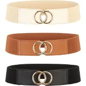 About You Ceinture cognac / noir / blanc cassé