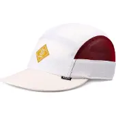 Djinns Casquette 'FineFine' jaune d'or / lie de vin / blanc cassé