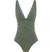SEA LEVEL Maillot de bain 'Essentials Edit' kaki