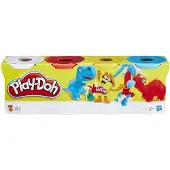Play-Doh 4 paquets de boîtes de 4 oz Couleurs classiques