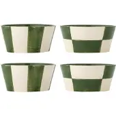 Bloomingville Ensemble de 4 bols Floki verts