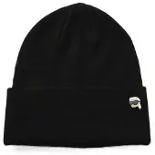 Karl Lagerfeld Bonnet 'IKON' noir / blanc