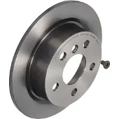 Brembo Disque de frein 08C74511 arrière, plein, à haute teneur en carbone, 1 pièce
