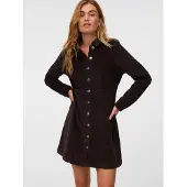 Vero Moda Robe-chemise 'VMDaisy' chocolat