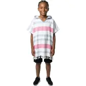 Sea Ranch Bondi Beach Poncho Rose 116-128 cm Enfants