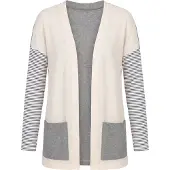 Usha Cardigan écru / noir