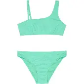 Roxy Hippie Hour Assymetric Bralette Bikini Vert 12 Years Fille