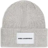 Karl Lagerfeld Bonnet greige / noir / blanc cassé