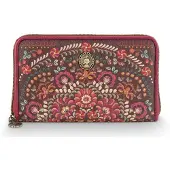 Pip studio porte-monnaie Willow Wallet Il Ricamo Dark Red rouge