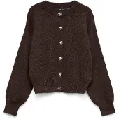 Vero Moda Cardigan 'Noella' brun foncé