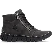 Rieker Bottes à lacets gris