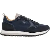 Pepe Jeans Ari Night Trainers Bleu EU 42 Homme