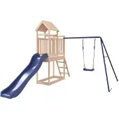 vidaXL Aire de jeux d'extérieur bois de pin massif