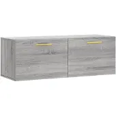 vidaXL Armoire murale Gris Sonoma 100x36,5x35 cm Bois composite