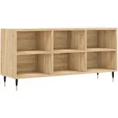 vidaXL Armoire TV Chêne Sonoma 103,5x30x50 cm Bois composite