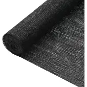 vidaXL Filet brise-vue Noir 1,2x10 m PEHD 75 g/m²