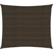 vidaXL Voile d'ombrage 160 g/m² Marron 2x2,5 m PEHD
