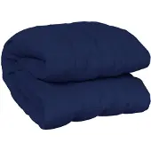 vidaXL Couverture lestée Bleu 220x235 cm 15 kg Tissu