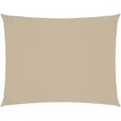 vidaXL Voile de parasol tissu oxford rectangulaire 3x4,5 m beige
