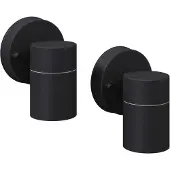 vidaXL Lampes murales extérieures LED 2 pcs. Acier inoxydable Rayonnement descendant