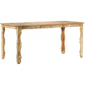 vidaXL Table de salle à manger 160x80x76cm Bois de récupération massif