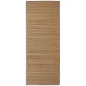 vidaXL Tapis en bambou marron à latte rectangulaire 80 x 200 cm
