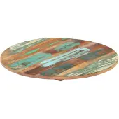 vidaXL Dessus de table rond 40 cm 15-16 mm Bois de récupération